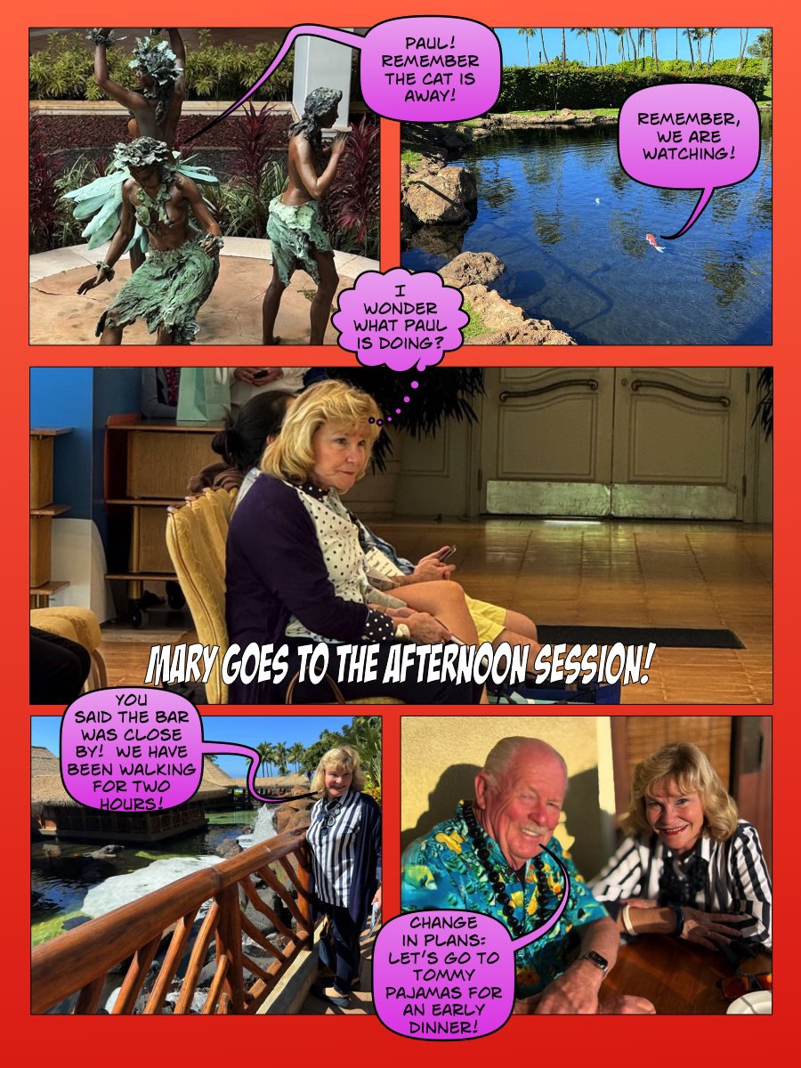 January in Paradise, Maui Hawaii Comics