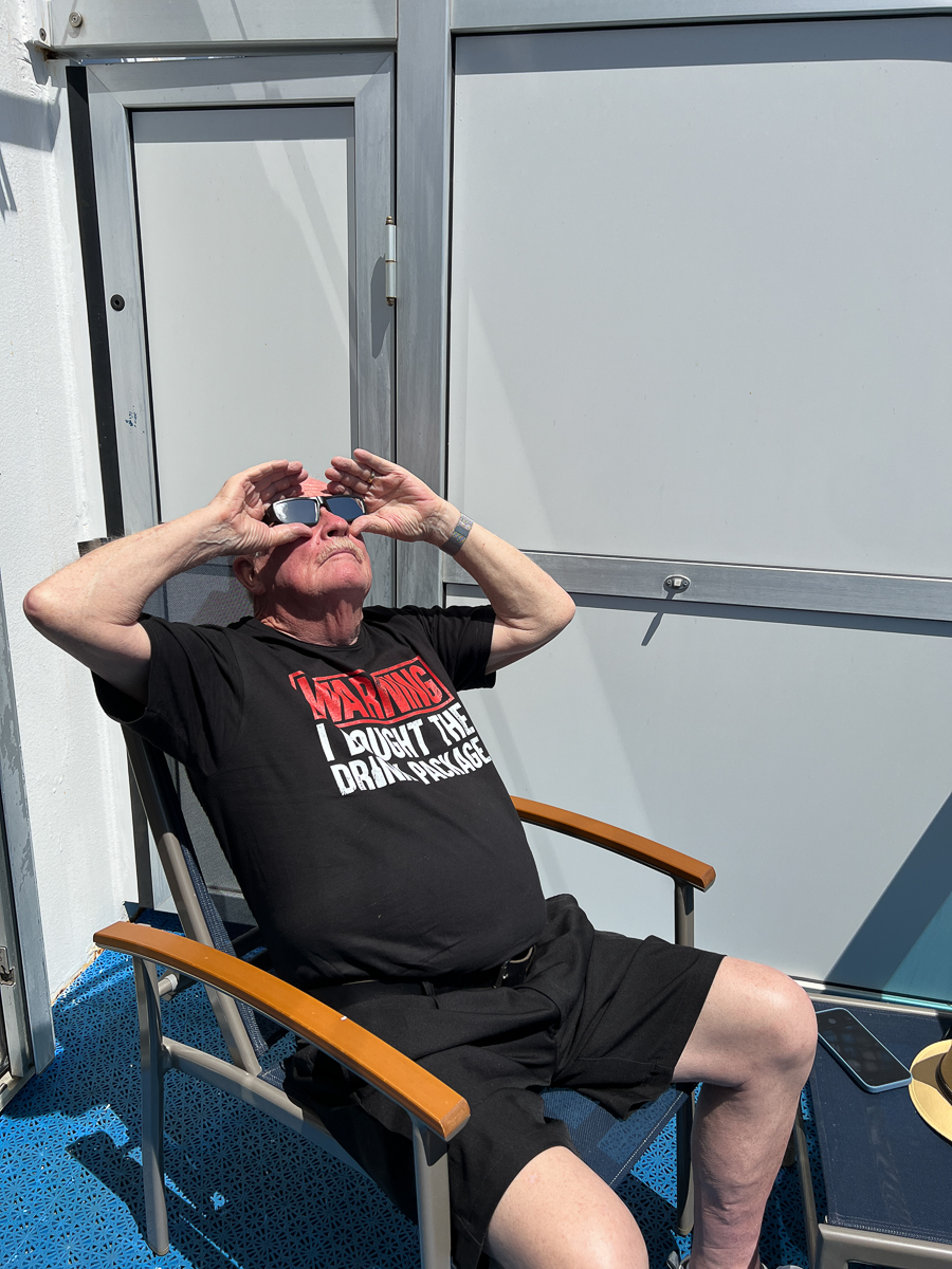 2024-04-08 Full Solar Eclipse at Sea