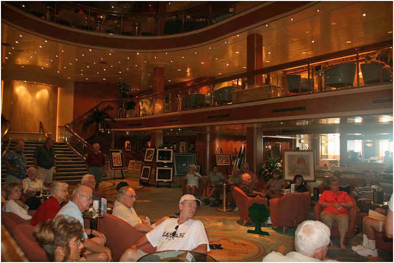 On The Ship After Golf At Cabo