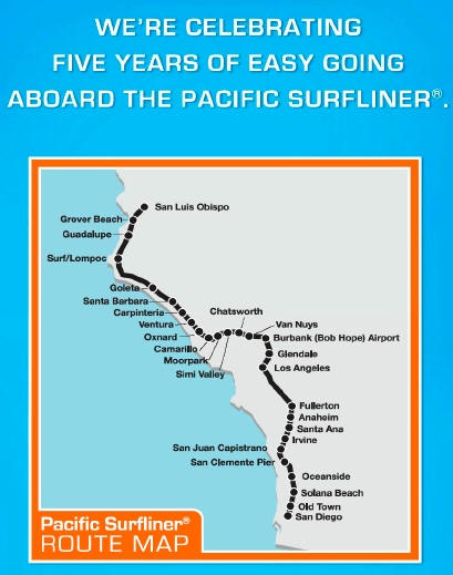 Surliner Route