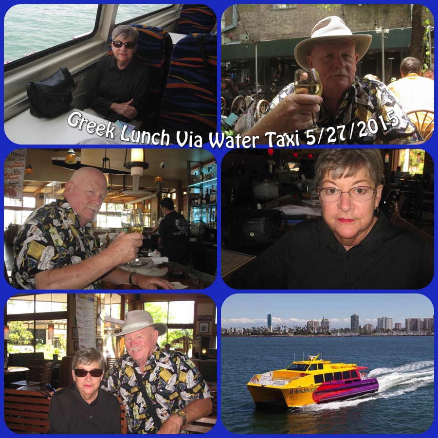 Water Taxi adventure to Long Beach and Lunch May 27th 2015