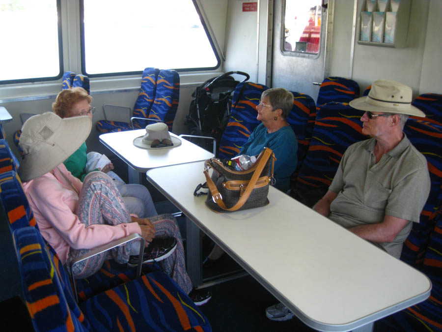 Water taxi and lunch with friends 9/3/2015