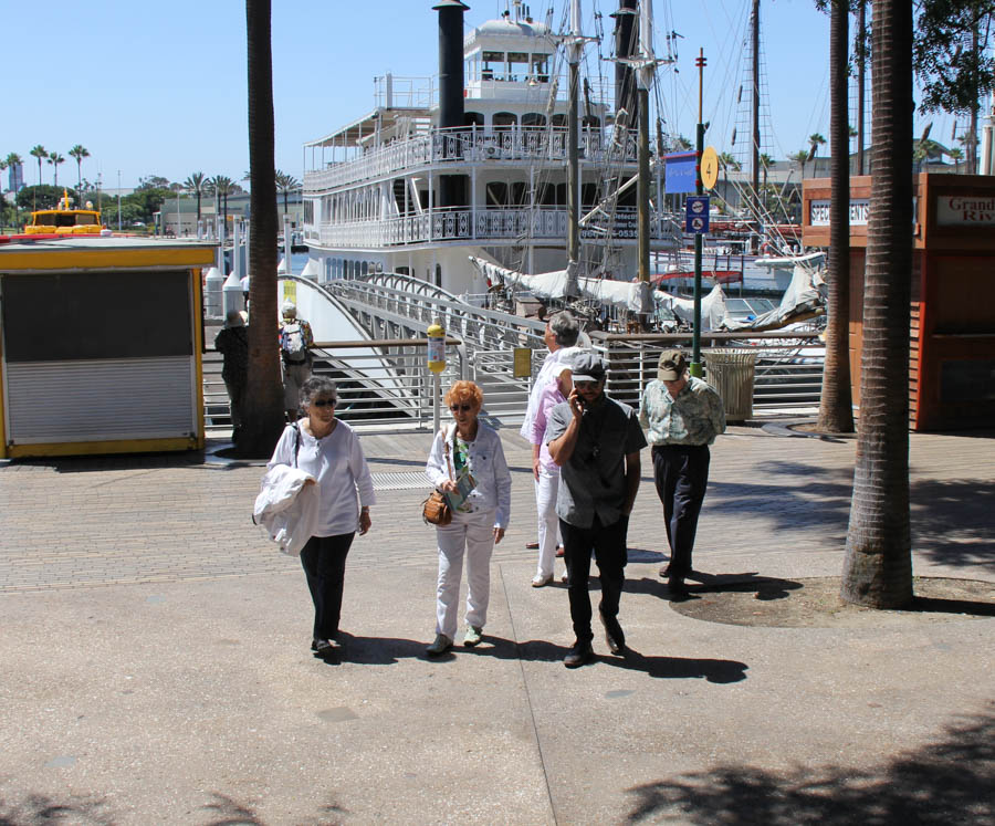 Dining Greek on our September 2nd 2016 Water Taxi Adventure