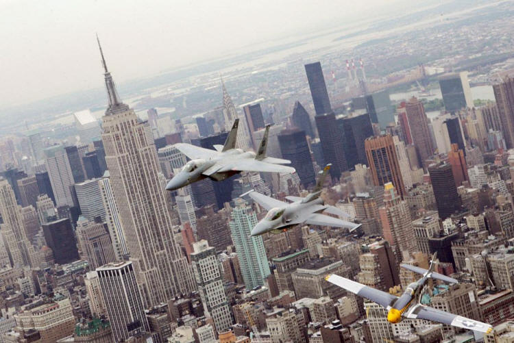 Memorial Day Air Show from Jones Beach , NY