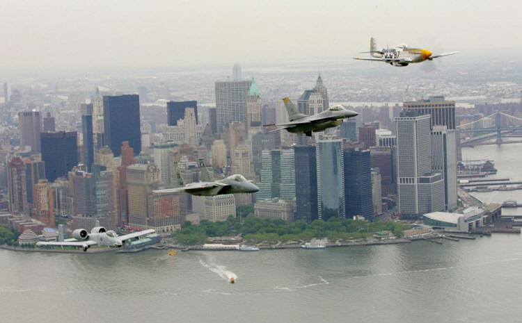 Memorial Day Air Show from Jones Beach , NY