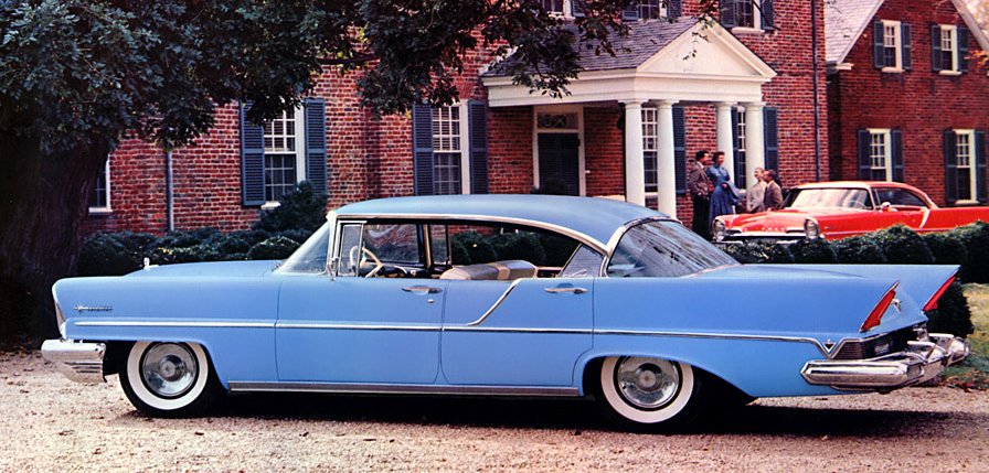 Retro~1957 Lincoln Premiere four-door Landau