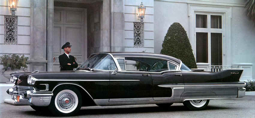 Retro 1958 Cadillac Fleetwood Sixty Special