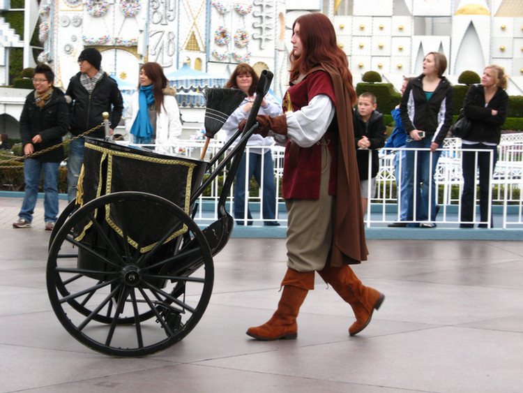 Christmas Eve at Disneyland 2008