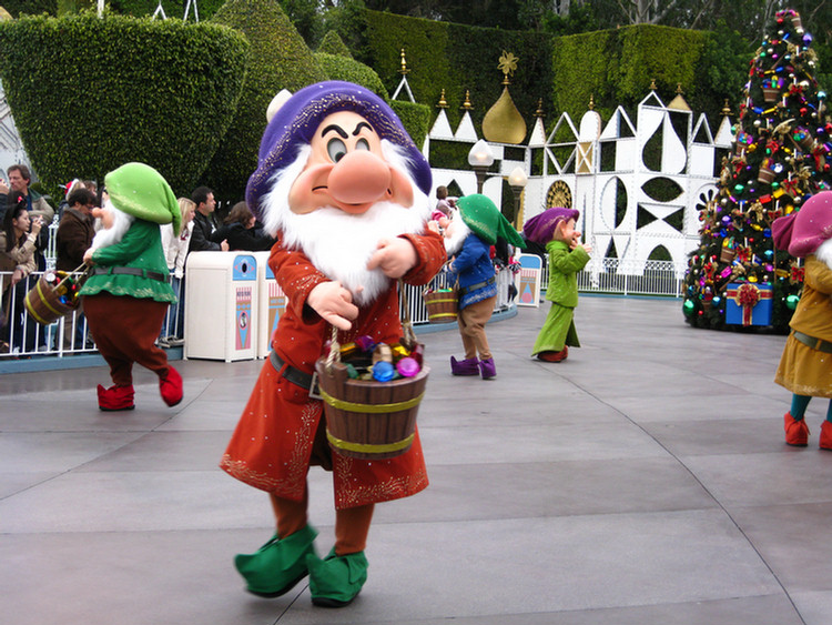 Christmas Eve at Disneyland 2008