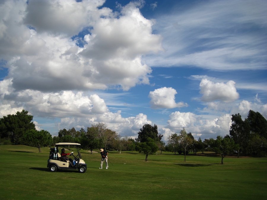 Time  for golf at Old Ranch December 2012