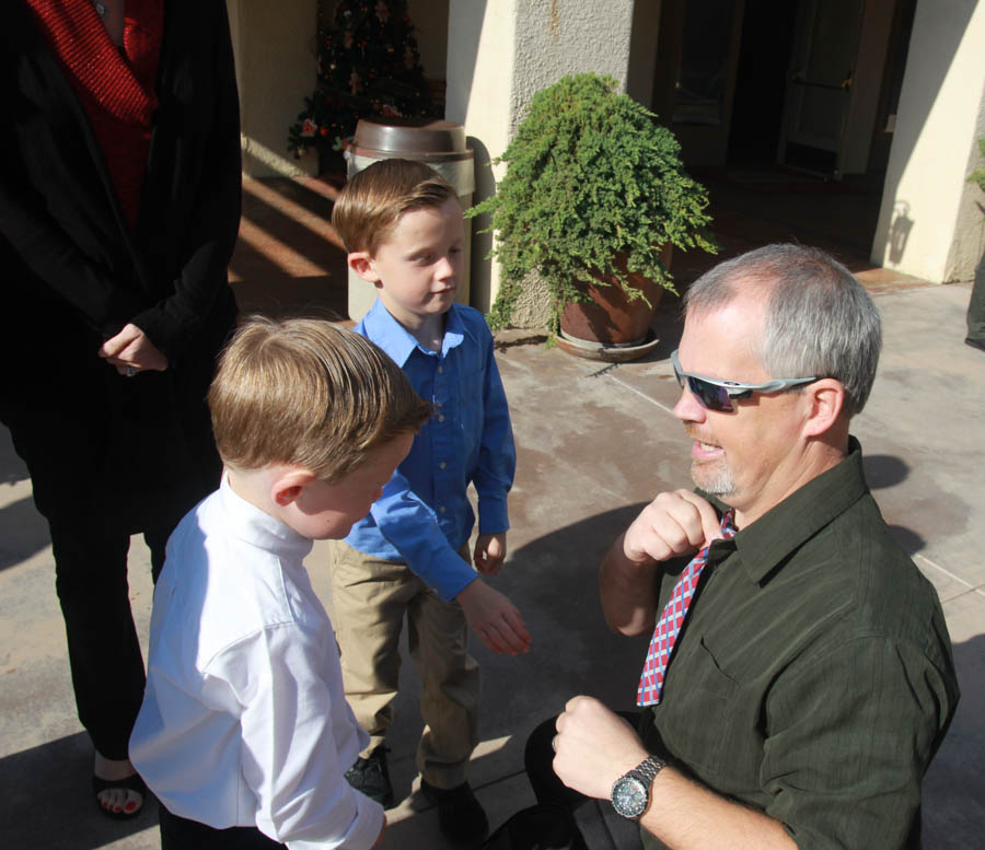Arrival At The  2014 Christmas Play