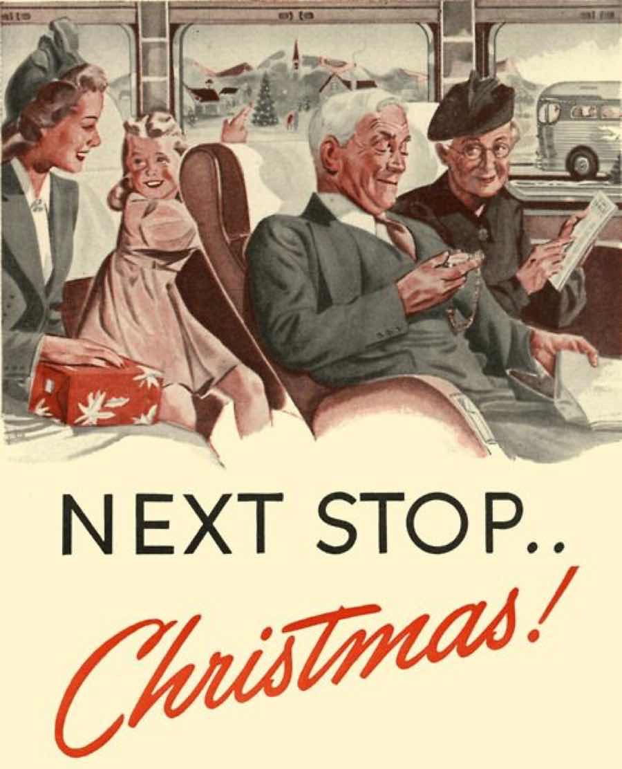Departing Old Ranch for the Candlelight Christmas Play December 10th 2016