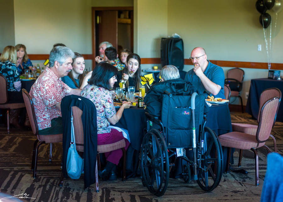 Celebrating Paul's 75th birthday at Old Ranch Country Club 12/15/2019