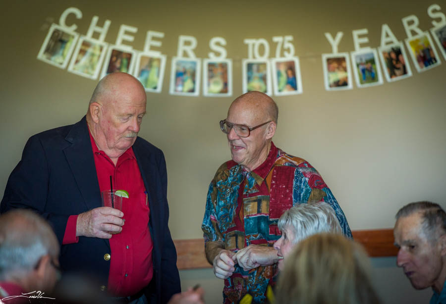 Celebrating Paul's 75th birthday at Old Ranch Country Club 12/15/2019