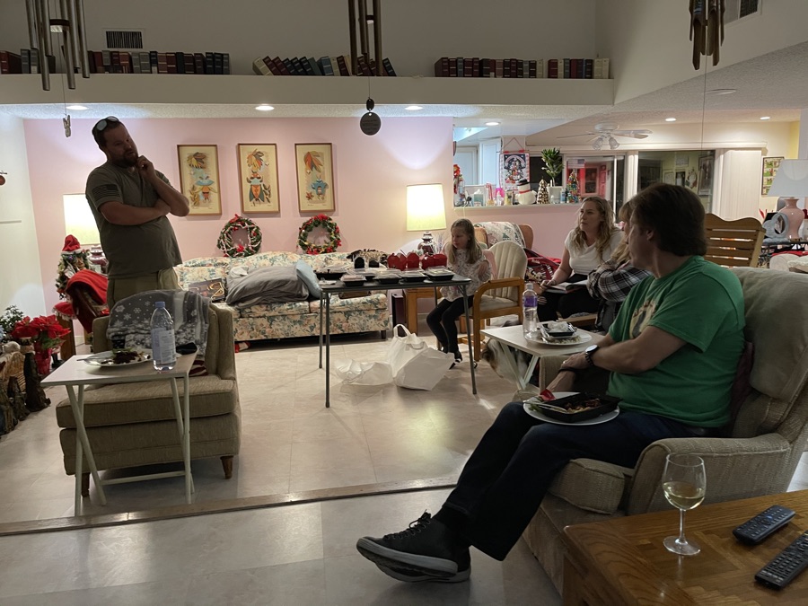 Christmas Day at the Liles' Homestead with Family and Friends!