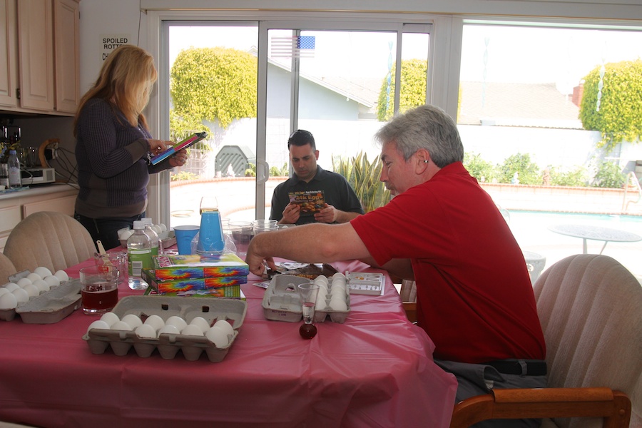 Decorating Easter Eggs April 19th 2014