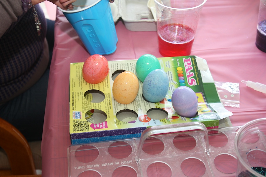 Decorating Easter Eggs April 19th 2014