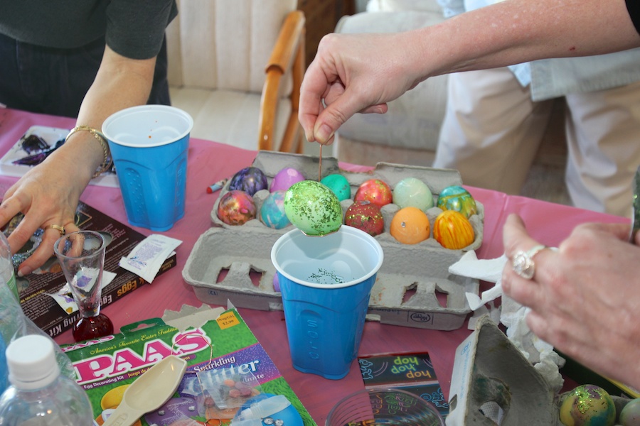 Decorating Easter Eggs April 19th 2014