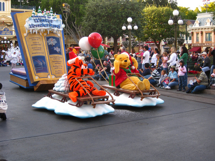 Disneyland Christmas Parade With Hannah