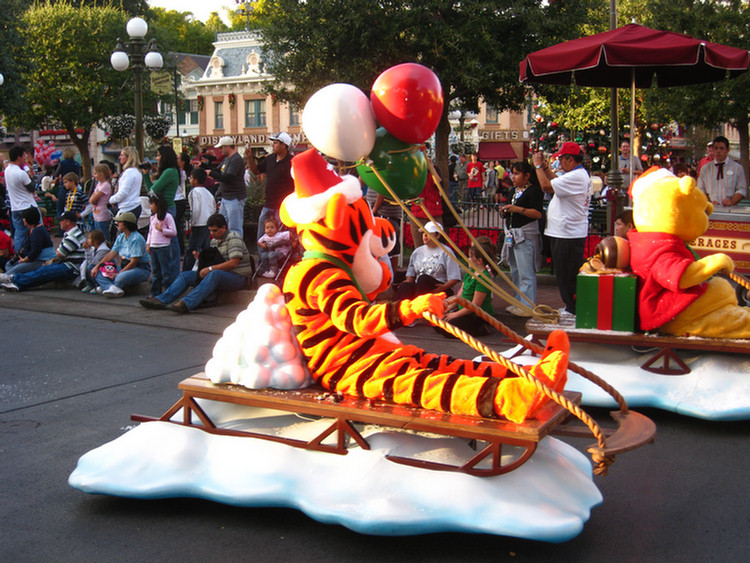 Disneyland Christmas Parade With Hannah