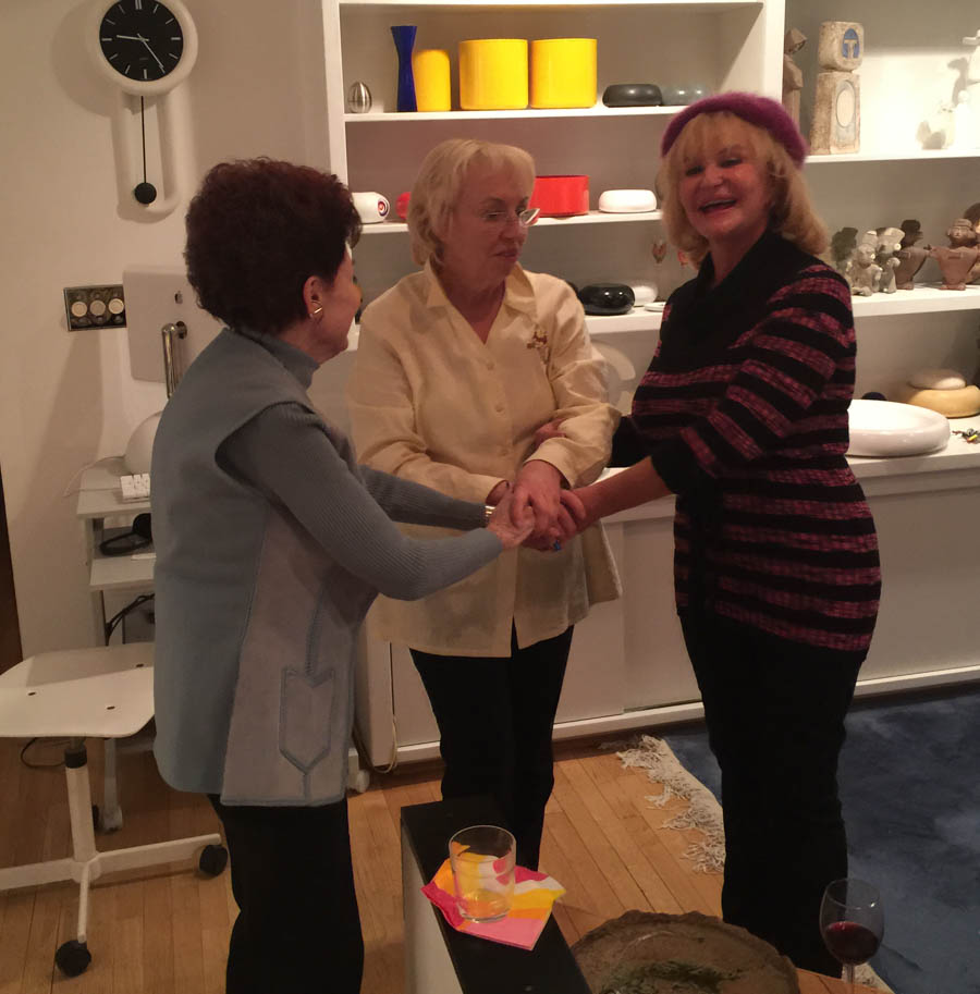 An evening at the Finch's with friends January 2015