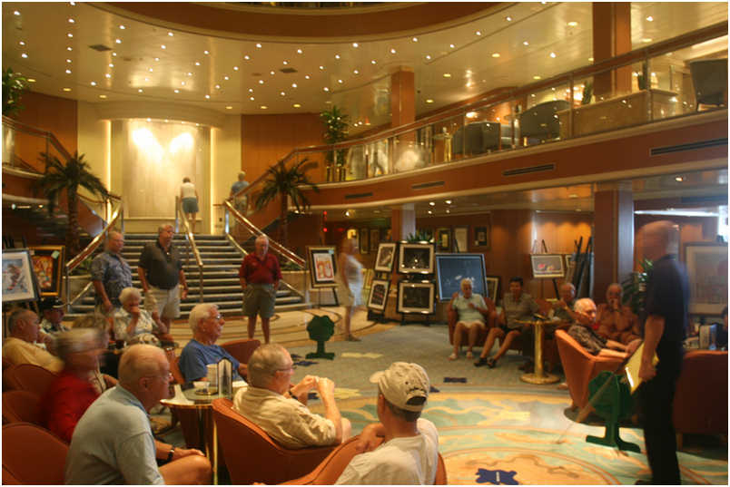 On The Ship After Golf At Cabo