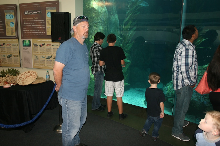 Lunch and the Aquarium with family 9/21/2013