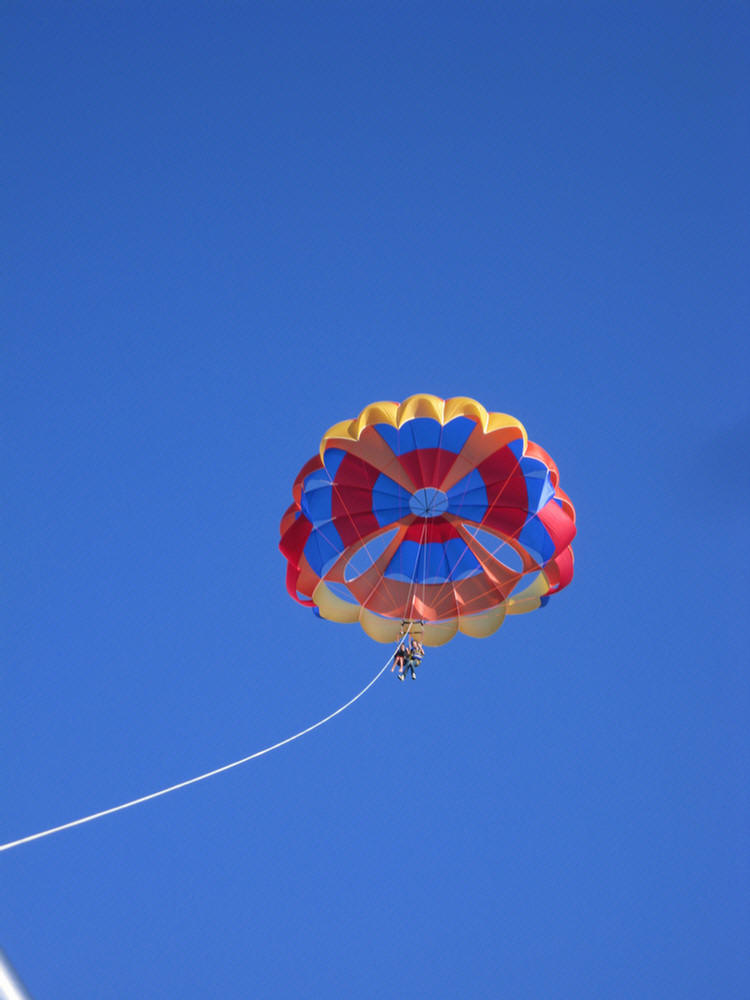 Parasailing at Catalina August 2009