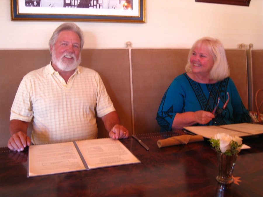 Lunch at Carthay with the Grahams and Duda's