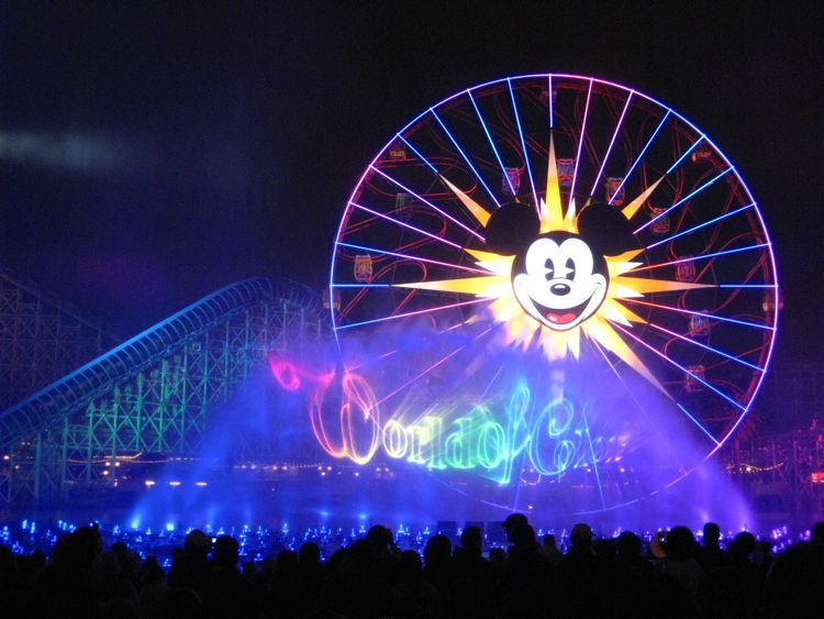 California Adventure World Of Color