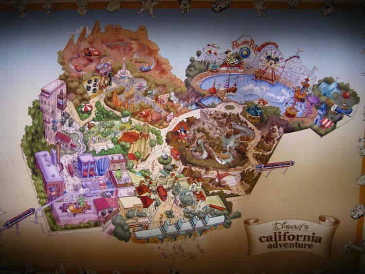 California Adventure World Of Color Pre-Show Activities