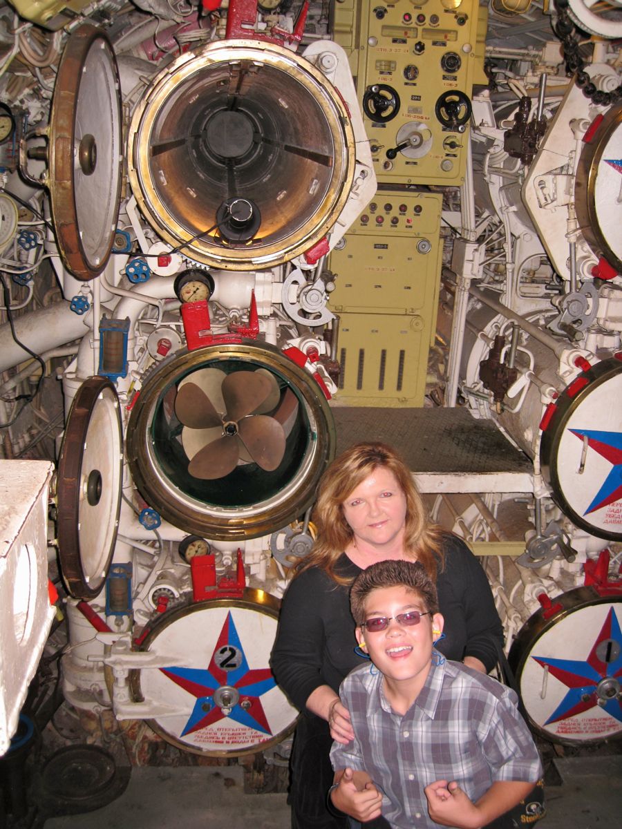 Nicks 12th birthday on the Russian sub