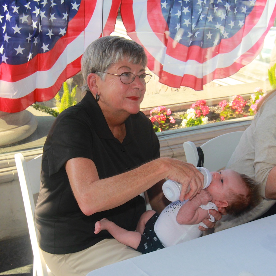 Family get together July 2014 saying bye to Colleen