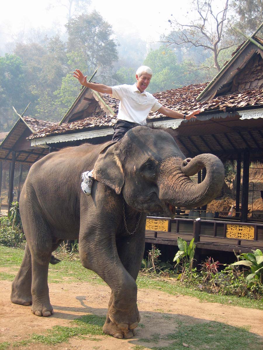 Time to visit the elephants and have a ride