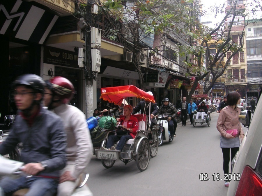 The Burns in Hanoi, Vietnam