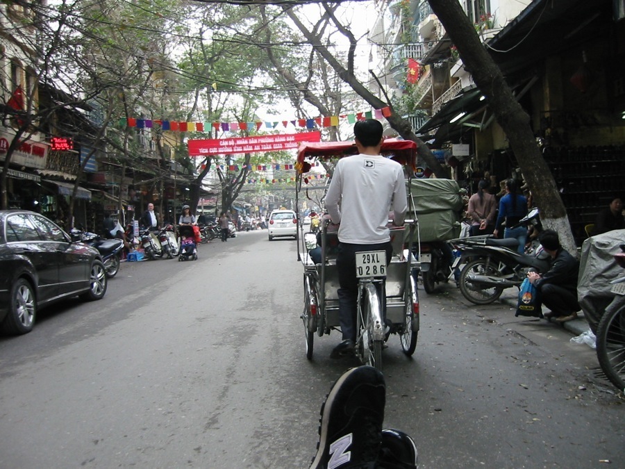 The Burns in Hanoi, Vietnam