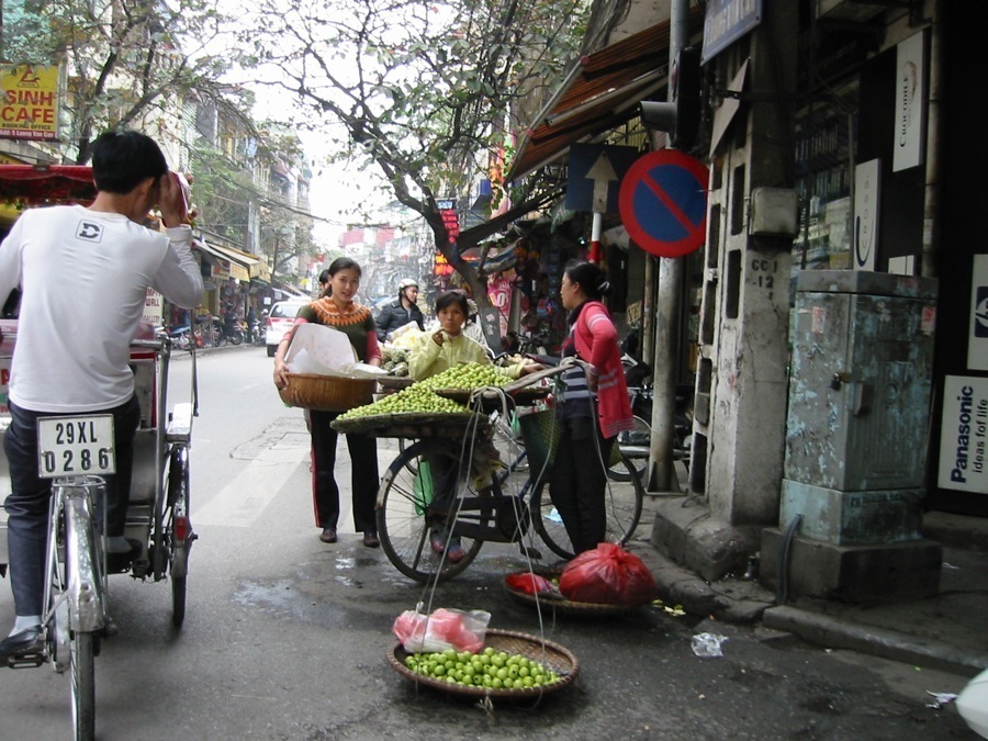 The Burns in Hanoi, Vietnam