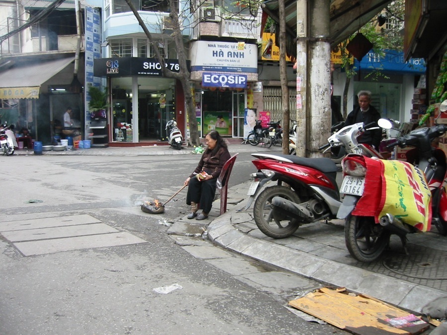 The Burns in Hanoi, Vietnam