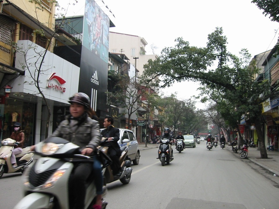 The Burns in Hanoi, Vietnam