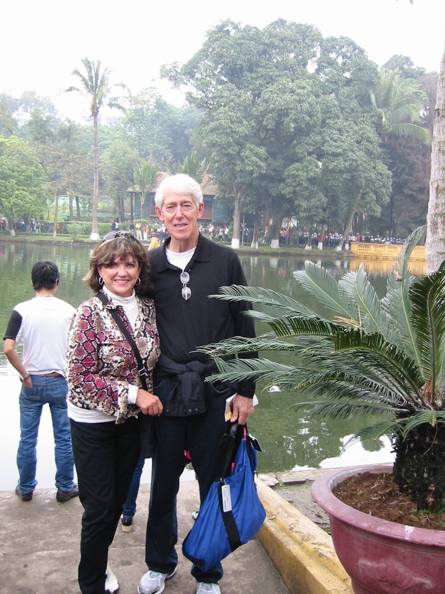 The Burns in Hanoi, Vietnam