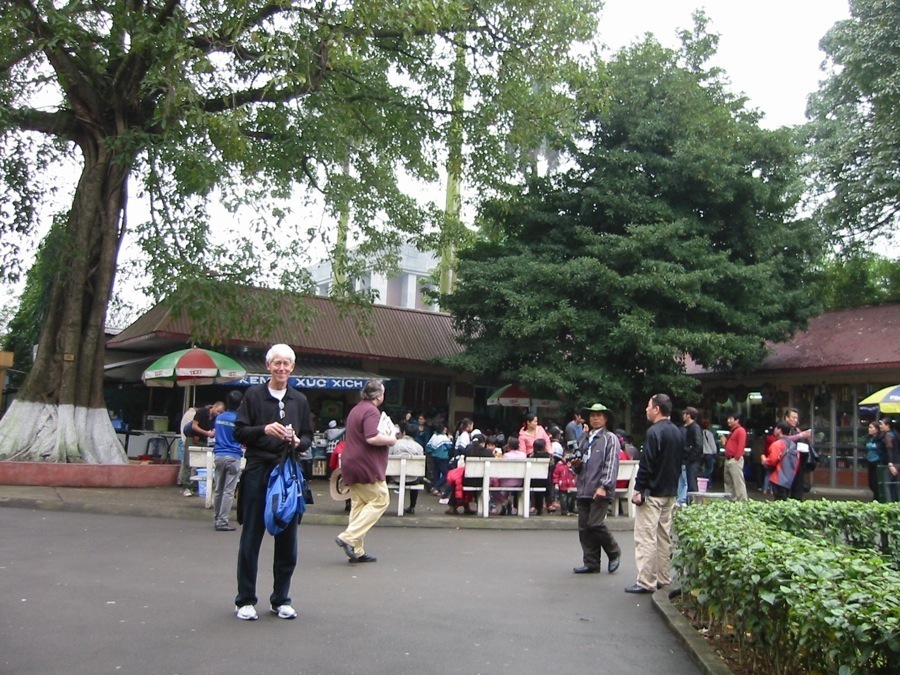 The Burns in Hanoi, Vietnam