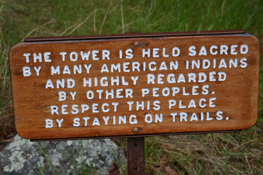 Kathy goes to the Devils Tower May 2015