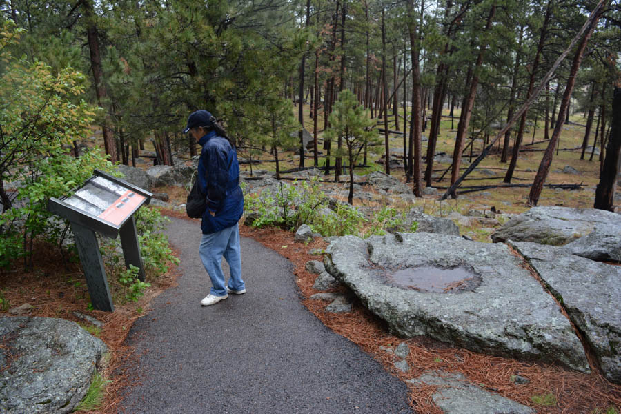 Kathy goes to the Devils Tower May 2015