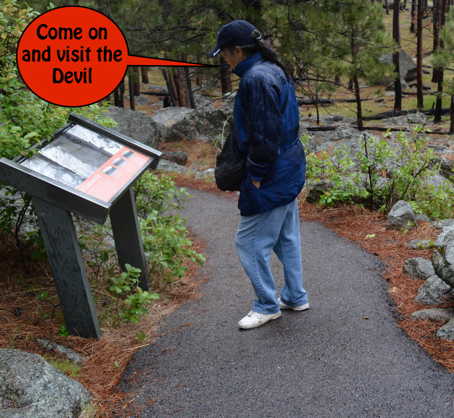 Kathy goes to the Devils Tower May 2015