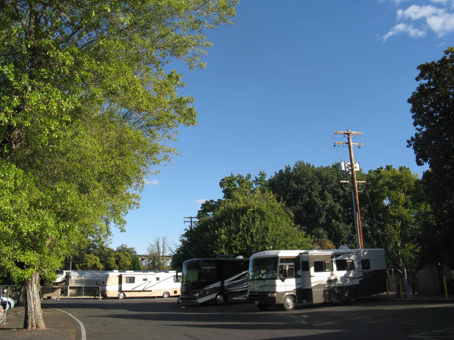 Enjoying our Northern California motorhome trip