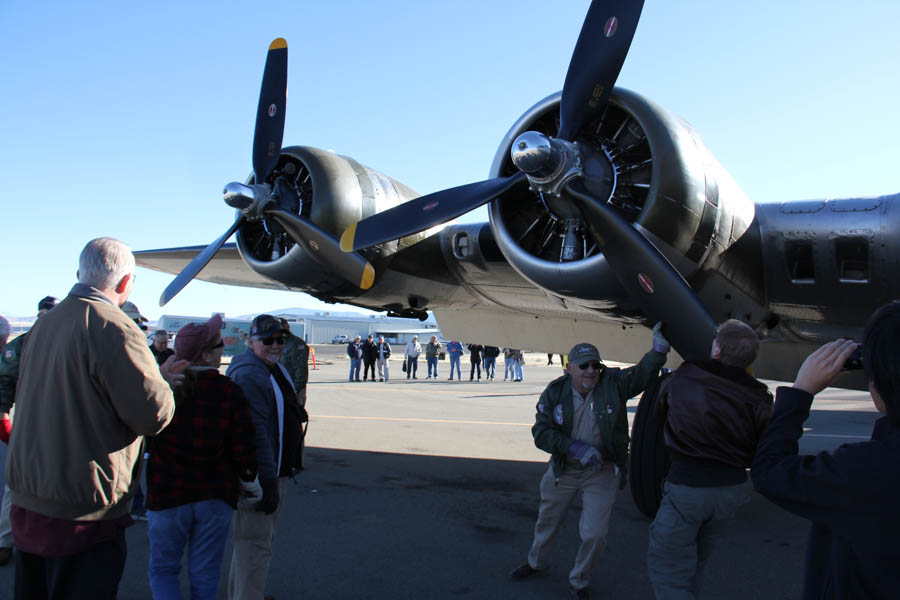 Hans and John go flying in a B-17 flight 2/4/2017