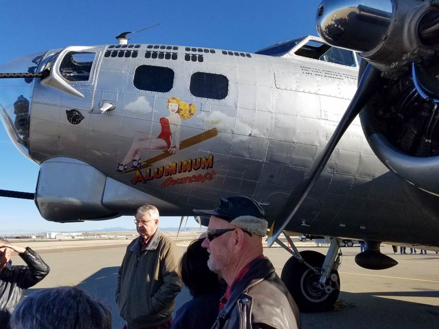 Hans and John go flying in a B-17 flight 2/4/2017