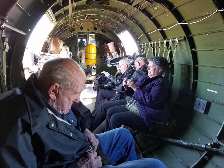 Hans and John go flying in a B-17 flight 2/4/2017