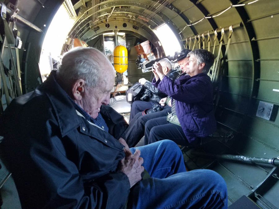 Hans and John go flying in a B-17 flight 2/4/2017