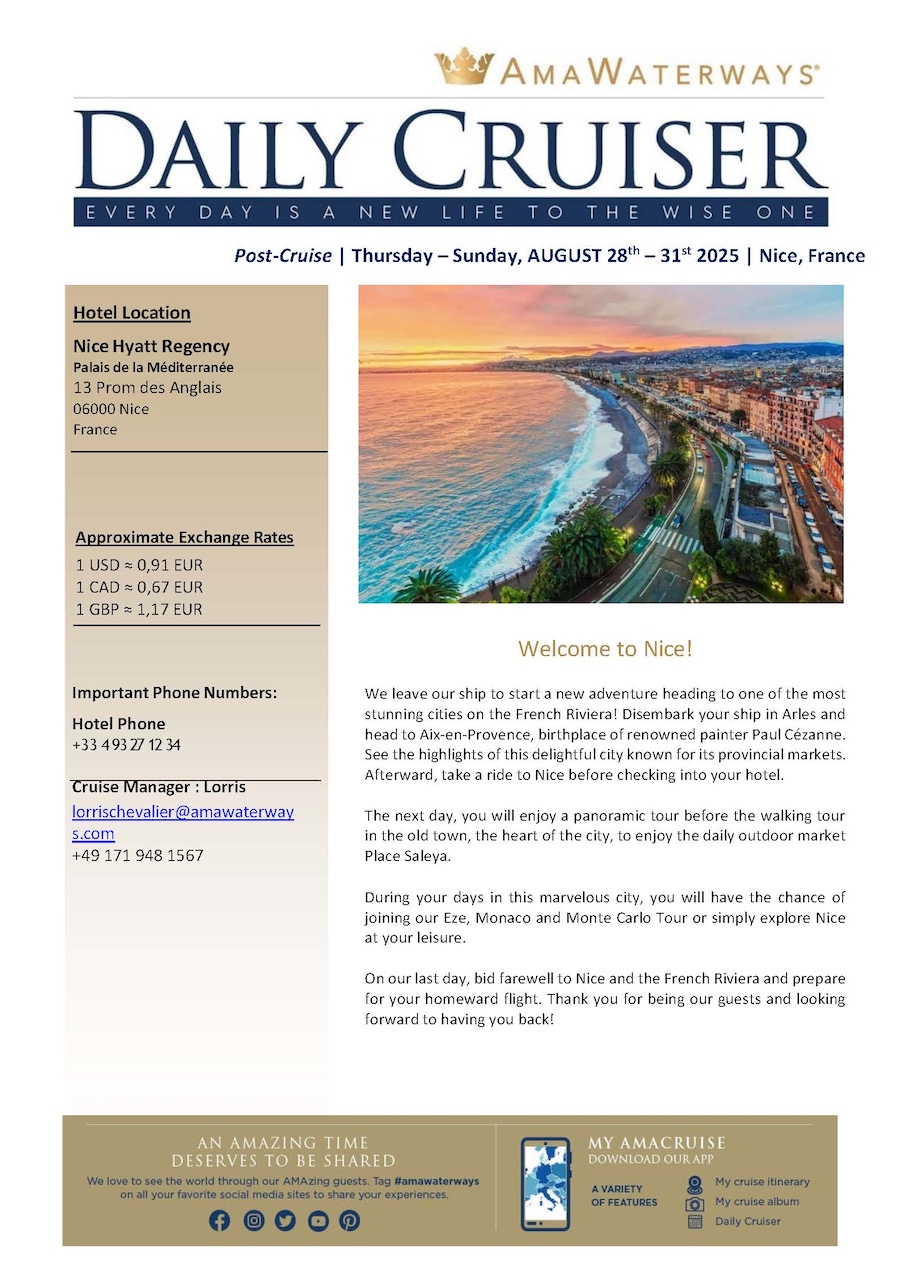 Bob and Donna Go To Europe August/September 2025